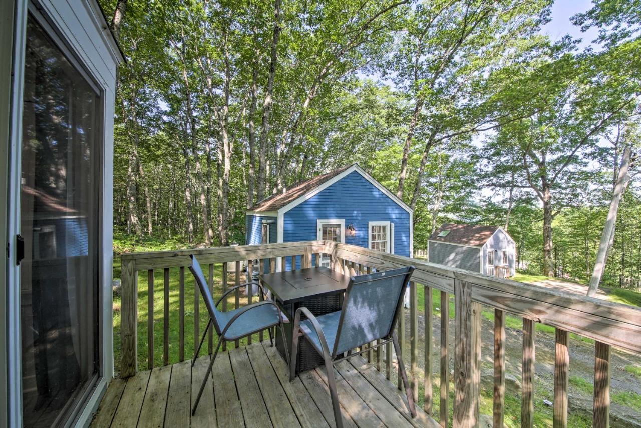 Lush Edgecomb Studio Cottage With Fire Table! Eksteriør bilde